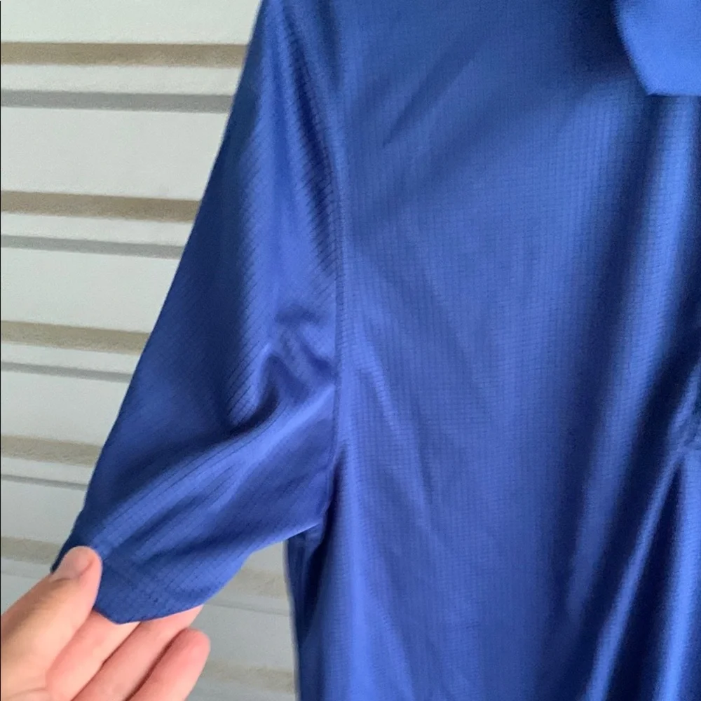 Izod Blue Performance Polo Shirt - Picture 3 of 6